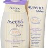 Aveeno Baby Calming Comfort Bath & Lotion Set, Baby Skin Care Products with Natural Oat Extract, Lavender & Vanilla, 2 Items