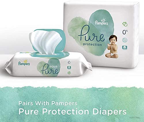 Baby Wipes, Pampers Aqua Pure Sensitive Water Baby Diaper Wipes, Hypoallergenic and Unscented, 12x Pop-Top Packs, 672 Count 7 Baby Wipes, Pampers Aqua Pure Sensitive Water Baby Diaper Wipes, Hypoallergenic and Unscented, 12x Pop-Top Packs, 672 Count