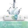 Baby Wipes, Pampers Aqua Pure Sensitive Water Baby Diaper Wipes, Hypoallergenic and Unscented, 12x Pop-Top Packs, 672 Count